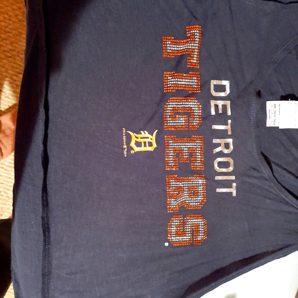 Official Detroit Tiger Tank, Blk Fri